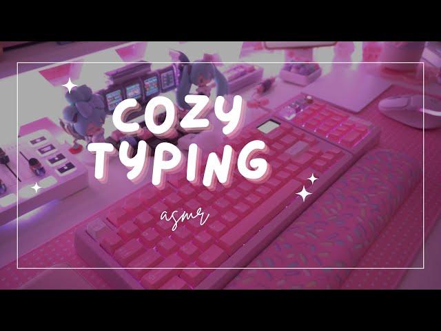 Cozy Keyboard ASMR Typing On Zoom75 with Pink Lotus Linear Switches