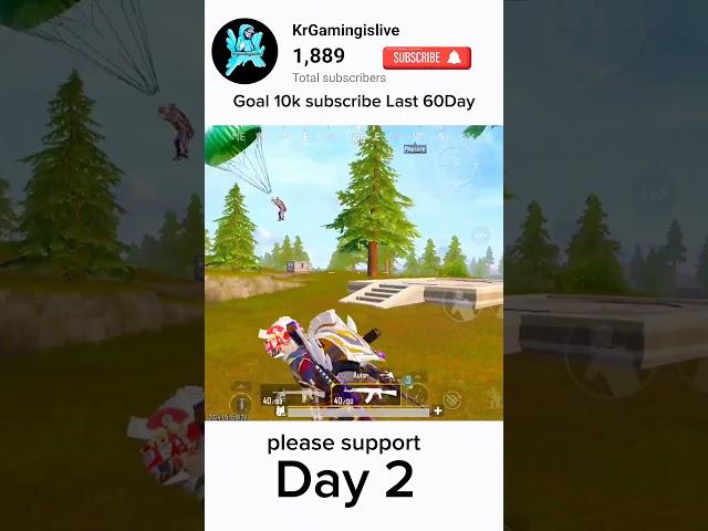 Goal 10k subscribe Last 60Day2 #krgamingislive #bgmi #shorts ‎@krgamingislive 