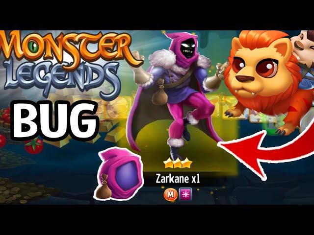 Monster Legends Zarkane for 5 Gems  Linnaeus and Saberus Treasure cave conjuring