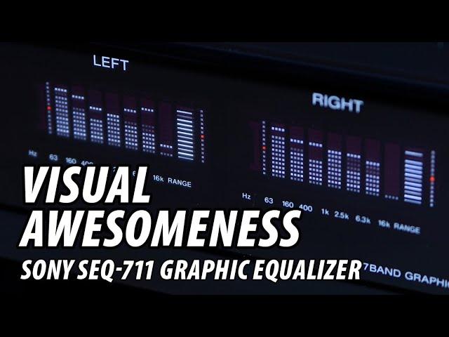 Sony SEQ-711 Graphic Equalizer - A Visually Awesome Spectrum Analyzer