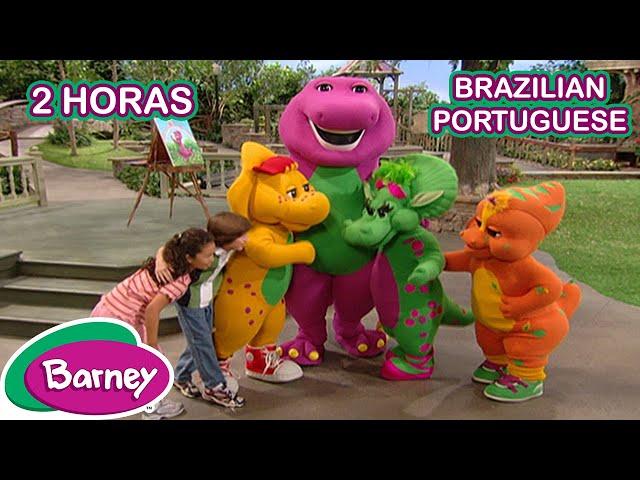 É assim que fazemos amigos | Músicas de amizade para crianças | Episódios completos | Barney