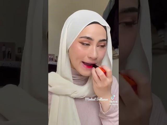 @Cilibling Makeup tutorial  تجميل #hijabi #muslimtiktok #tiktokhijab #hijabiz #makeuptutorial