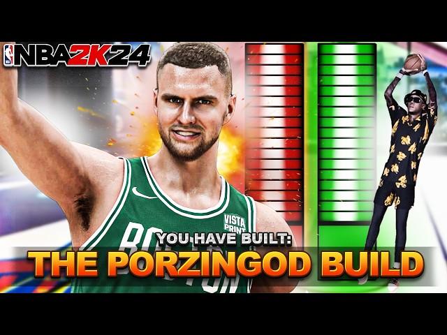 THE BEST KRISTAPS PORZINGIS BUILD IN NBA 2K24 is DOMINATING NBA 2K24…  BEST CENTER BUILD IN NBA2K24!