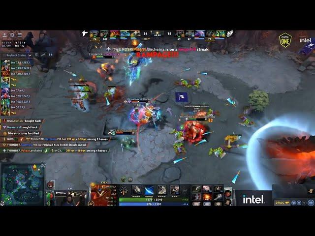 Pakazs with the double rampage against Nigma.