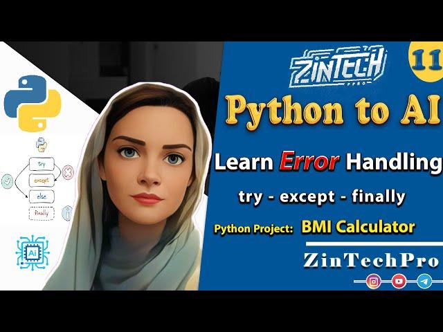 Learn Error Handling in Python | BMI Calculator Example