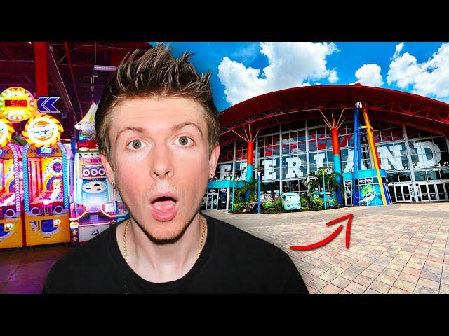 Playing Games at the GIANT Arcade at Dezerland Park in Orlando Florida!