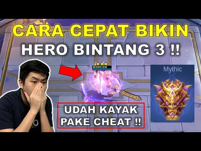 CARA CEPAT BIKIN HERO BINTANG 3 !! UDAH KAYAK PAKE CHEAT !! COMBO MAGIC CHESS TERKUAT 2024