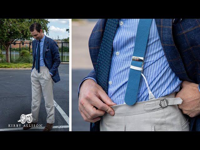 Why Suspenders Are BETTER Than Belts [Belts VS Braces] | Kirby Allison