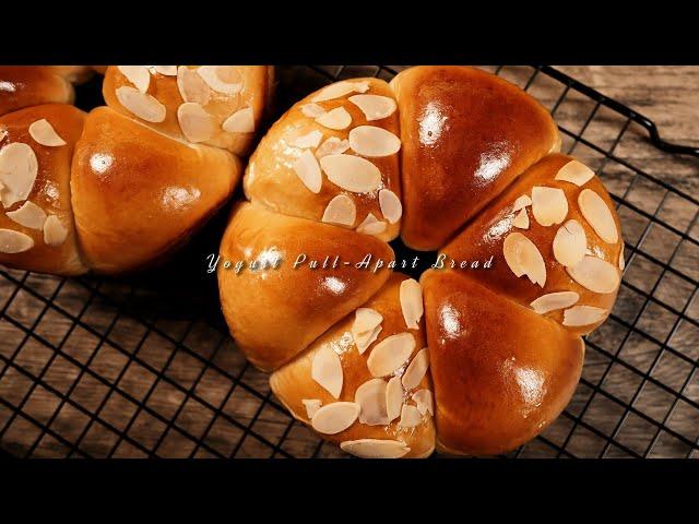 [SUB] Yogurt Bread: only needs one fermentation, soft and delicious! 【Xuxu Cooking】