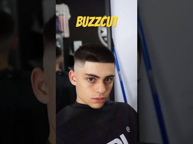 BUZZCUT AGAIN!! #buzzcut #shortvideo #frenchcrop #haircut #reaction #fypシ #shorts