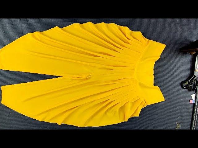 धोती सलवार बनाने का आसान तरीका || How To Make Dhoti Salwar full cutting and stitching