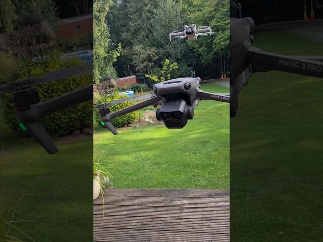 DJI Mini 4 Pro vs DJI Mavic3 Pro landing  #shorts #dji #djimini4pro #mavic3pro #drone