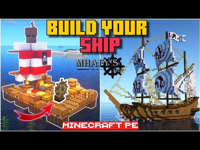 MHAFY'S SHIP ADDON for BEDROCK | MINECRAFT PE +1.21 #addons