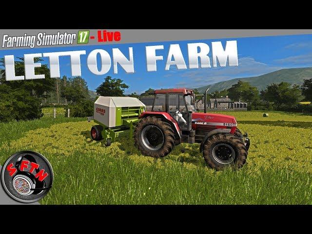 Bringing in the hay!  | Letton Farm   | FARMING SIMULATOR 17 -  LIVE STREAM