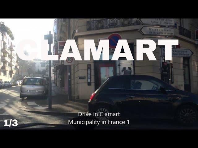 Drive in Clamart Municipality in France