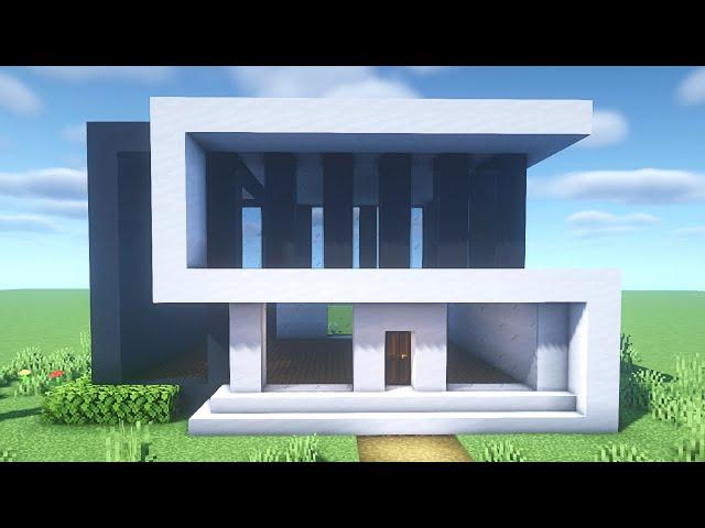  Como HACER una CASA MODERNA en MINECRAFT |  TUTORIAL