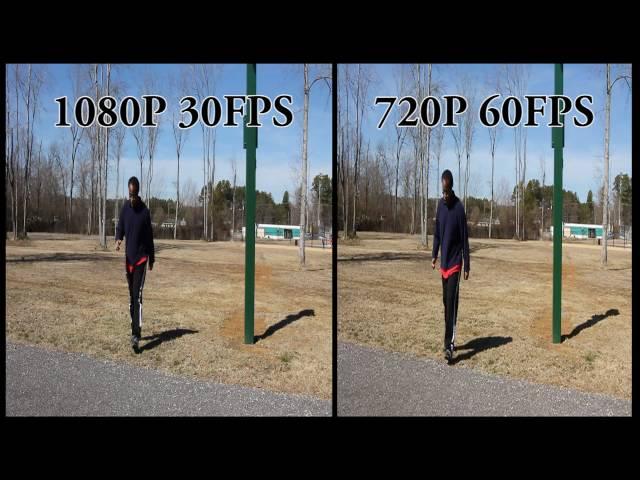 Canon EOS 60D 30FPS vs 60FPS test