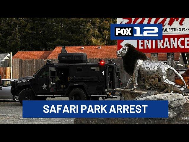 Owner of Oregon Coast safari park arrested after drugs, guns found during investigation