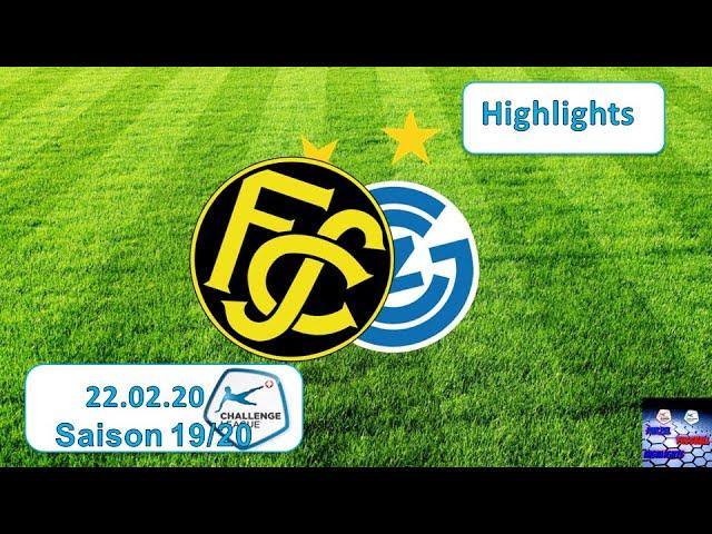 Highlights: FC Schaffhausen vs Grasshopper Club Zürich (22.02.2020)