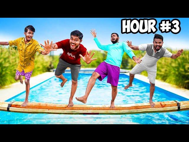 Last To Fall in the Swimming Pool Wins ₹1000 | Mad Brothers