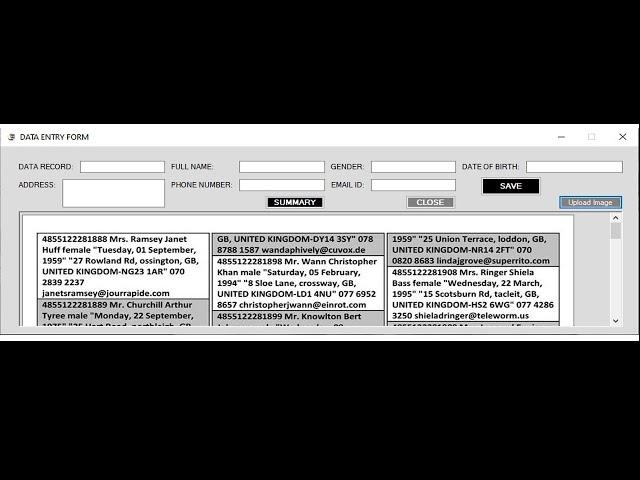 DATAENTRY DEMO VIDEO