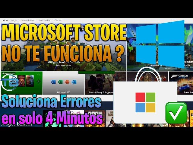 MICROSOFT STORE NO FUNCIONA en WINDOWS 10 ► Soluciona errores de la tienda de windows en tu PC.