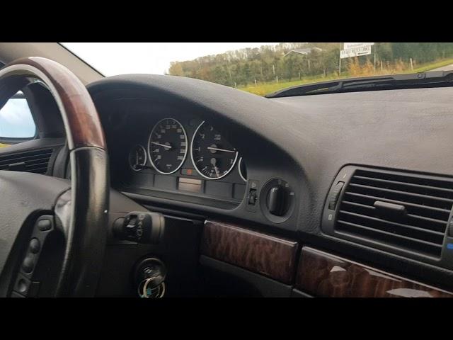 Acceleration BMW 530i E39 Touring Manual, 0-100kmh