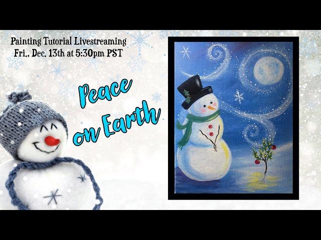 Painting Tutorial:  Peace on Earth