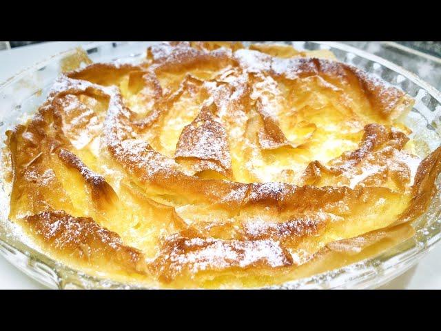 So delicious! The best Sweet cake in 5 minutes + baking The most delicious tea cake. Ruffle milk pie