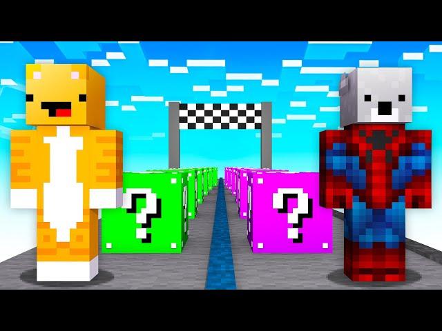 MINECRAFT LUCKY BLOCK RACE