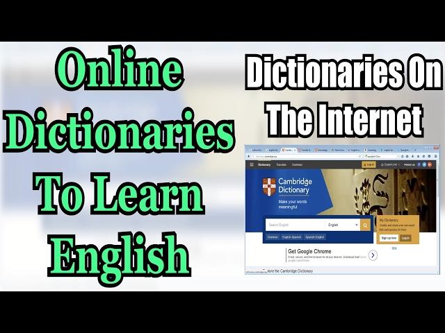 How To Use Online Dictionaries To Learn English