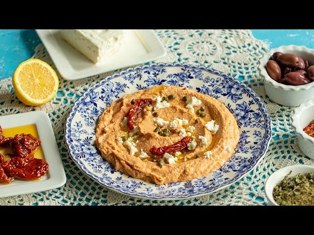 Mediterranean White Bean Dip ready in 15 mins!!!