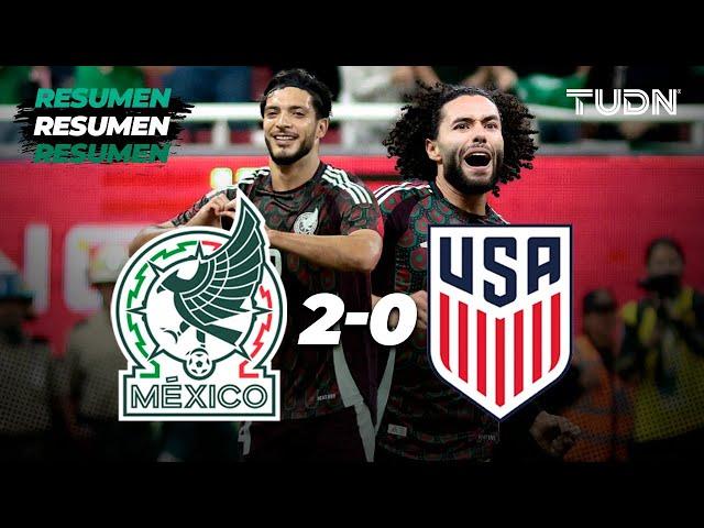 Resumen y goles | México vs Estados Unidos | Amistoso Internacional | TUDN