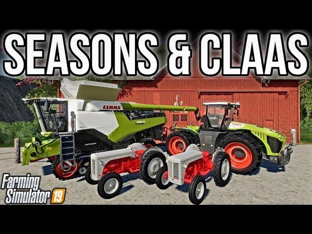 NEW MODS FS19! Seasons & Claas Update + New Massey! | Farming Simulator 19
