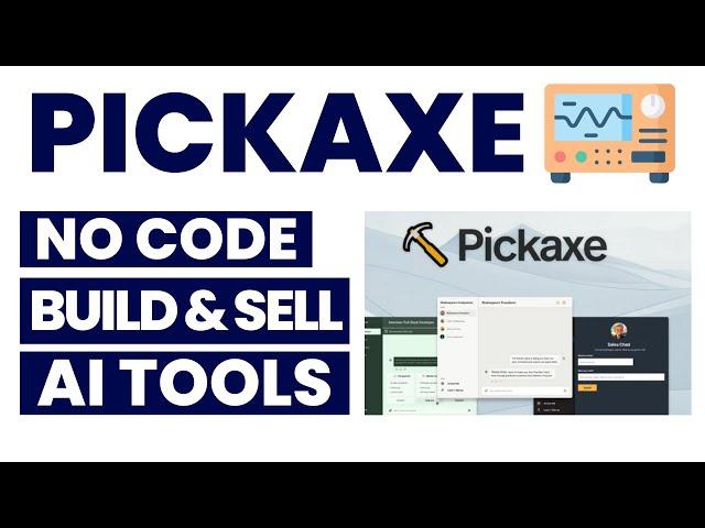 Pickaxe Review: Build and Monetize AI Tools Without Coding!