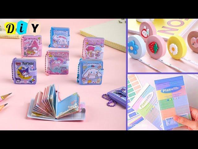 DIY cute stationery / How to make stationery supplies at home / handmade stationery