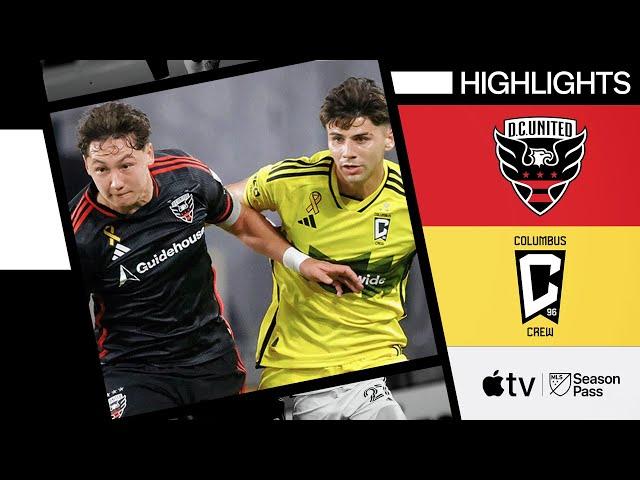 D.C. United vs Columbus Crew | Benteke Brace! | Full Match Highlights | September 28, 2024