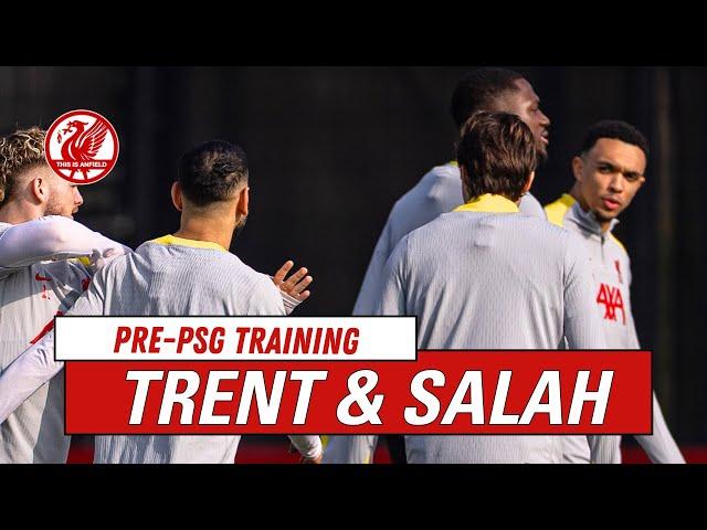 Mo Salah & Trent Alexander-Arnold face off! | Liverpool FC Training