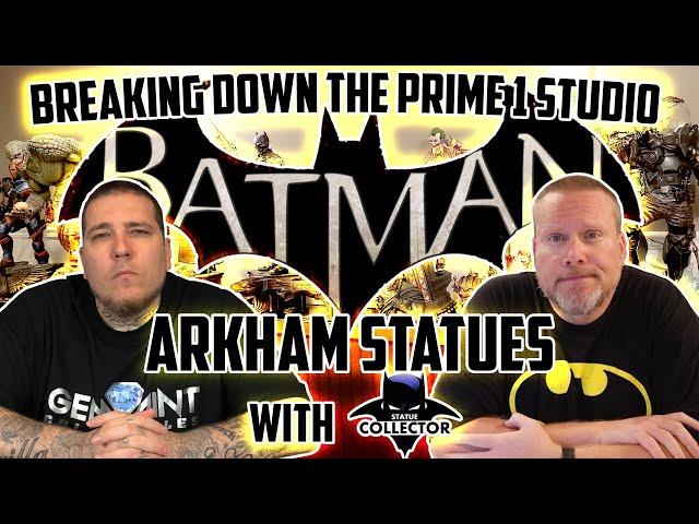 Prime 1 Studio ARKHAM Statue Line with BATMAN STATUE COLLECTOR