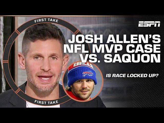 Has Josh Allen LOCKED UP NFL MVP over Saquon Barkley?  Dan Orlovsky's skeptical | First Take