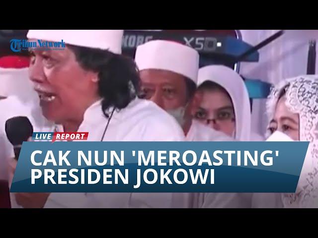 Reaksi Puan Maharani saat Cak Nun 'Meroasting' Presiden Jokowi di Markas PDIP