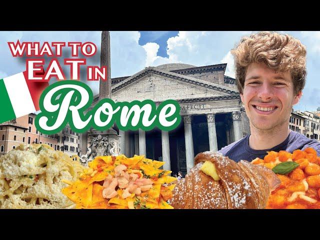 Best Foods to eat in Rome, Italy  | Tastes of the World