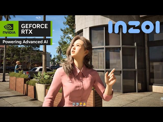 NVIDIA ACE | inZOI - Create Simulated Cities with Co-Playable Characters