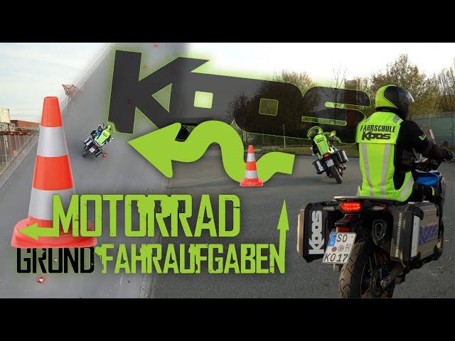 Grundfahraufgaben Motorrad - Klasse A / A1 / A2 / Aufstieg / AM - Prüfungswissen für Fahrschüler