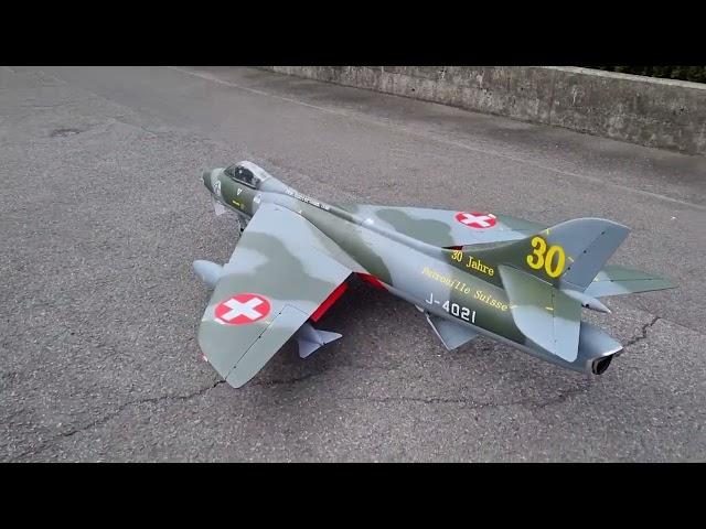 Top Rc Hawker Hunter The Swiss legend