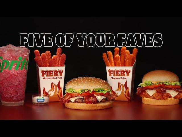 BK’s Fiery Menu - packed with flavorful heat!