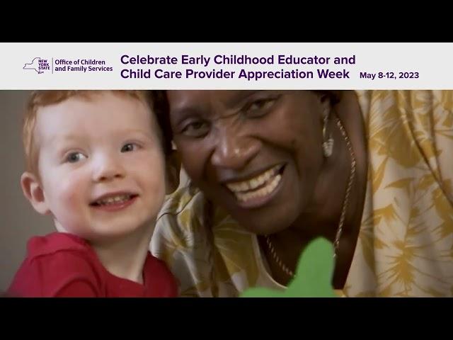 Early Childhood Educator & Child Care Provider Appreciation Week - Promotional Short