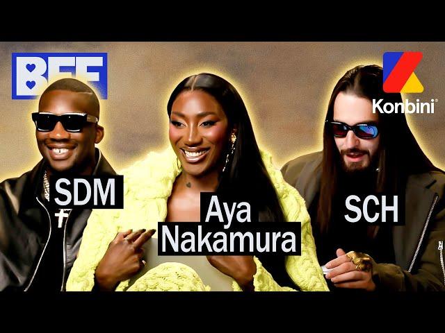 Nouvelle École : SDM, Aya Nakamura et SCH se connaissent-ils vraiment ? On a testé leur amitié 
