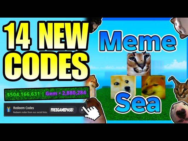 *NEW CODES* ALL WORKING CODES IN MEME SEA 2024 NOVEMBER! ROBLOX MEME SEA CODES GEMS & MONEY