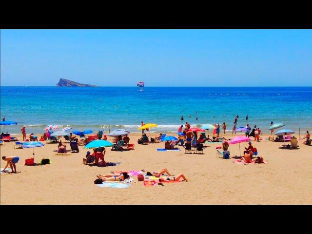 BENIDORM  Poniente Beach June 2024 Costa Blanca SPAIN 4K